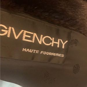 Givenchy Black natural ranch Fur Coat